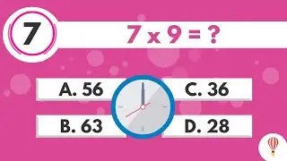 Tabla de Multiplicar #7, Repaso, Test, Quiz, Trivia para Niños
