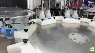 益芳封口機YF-SUPER SEALER(80M2D8)全自動圓盤式落壓蓋機(瓶)Automatic Rotary Bottle Filling And Capping machine(Bottle)