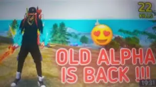 solo vs squad@old alpha is back#viral