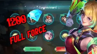 FULL FORCE 1200 DIAMONDS ON THE NEW VEILED SKY WISH EVENT IS IT ENOUGH FOR A 11.11 SKIN PART 1 MLBB