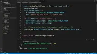MERN Stack Course - MongoDB, Express, React and NodeJS|13 - Error Handling|002 Missing Field Error