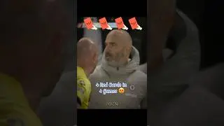 Chelsea loves red cards ❤️⚽️🤣