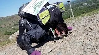 Man Rolls Sprout Up Mount Snowdon