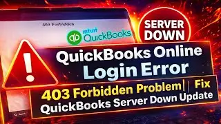 Ошибка входа в Quickbooks Online 403 Forbidden | Как исправить проблему с отключенным сервером Qu...