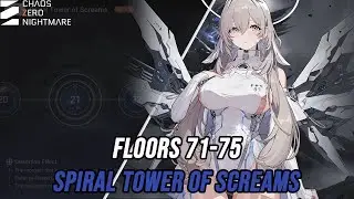 Chaos Zero Nightmare Spiral Tower of Screams Floors 71-75 Sereniel, Cassius, Selena