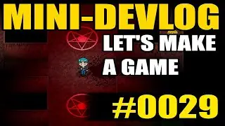 Indie Game Mini Devlog #29 - Making A 2D Survival Horror Game
