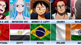 Nationality of One Piece Characters