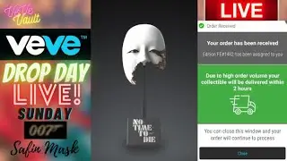 VeVe Drop Day LIVE - SAFIN MASK from James Bond 007 No Time To Die NFT Drop!