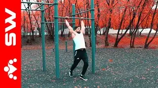 Jumping Bar Muscle-Ups | Street Workout #shorts