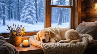 Snowy Night Piano | Relaxing Piano Music for Dog and Sleep, Rest & Relaxation
