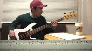 Chic - Le Freak Bassline Cover (With Tab)