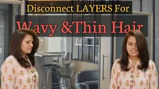 Disconnect Layered Haircut For Thin Hair| how to cut thin hair  In layers|@ARichHairCraft