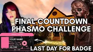 Phasmophobia Badge Drops END TONIGHT! | Cozy Educational 2/1/0 Evidence Runs