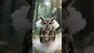 #owl speak less and observe more is  true wisdom