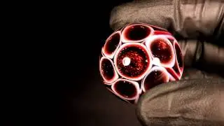 Bleshka-- Contemporary Boro Glass Marble by Nathan Snyder!