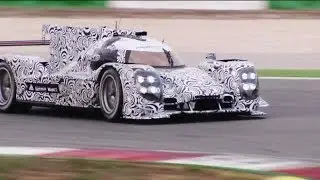 Webber tests the Porsche 919 Hybrid