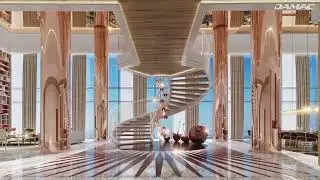 Damac Safa Two Ultra Luxury SkyLoft Penthouse Apartment  with Private Infinity Pool