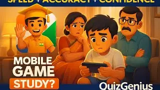 Game vs Study &mdash; Parents Ki Smart Choice | QuizGenius Practice Mode