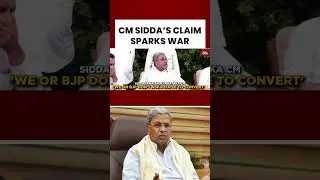 CM Siddaramaiah's Conversion Comment Sparks BJP vs Congress Clash Over Hindu Inequality #politics