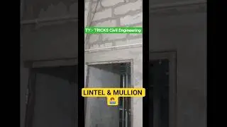 Lintel & Mullion #construction #civilengineering #site #lintels #mullion #doors #windows #lintelbeam