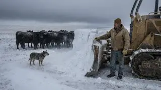 How a Montana Rancher’s “UNBELIEVABLE” Snow Wall SAVED His Entire Calving Season