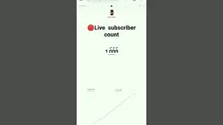 Live subscriber count on my channel||1k subscribers special short video#shorts #last 2022 #viral🔥