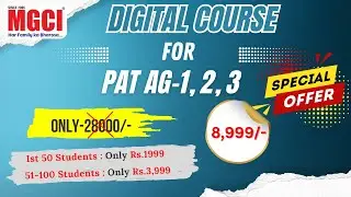 Digital Course For PAT Ag-1,2,3