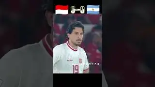 Indonesia VS Argentina🔥 Imajinary WC 2026 #shorts#messi#indonesia