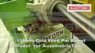 SANTOSH RUBBER COLD FEED PIN BARREL EXTRUDER / RUBBER MACHINERY / RUBBER EXTRUDER / EXTRUDER