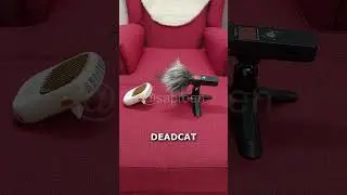 ZOOM H1 Handy Recorder WIND TEST (POP FILTER vs DEADCAT) #shorts
