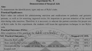 HCP Experiment 9 | Demonstration of Surgical Aids | Bright Pharma | HCP Manual Answers |