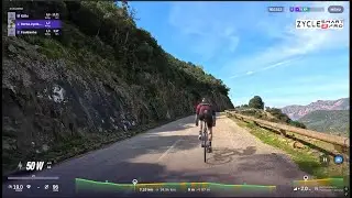 Ciclismo Rouvy - Ruta Corsica Italia - Bicicleta sobre Rodillo Zycle Smart z pro