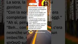👵 Nonna al volante #barzellette #divertente #umorismo #comicit&agrave; #risate #italia #perte #ridere