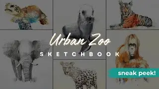 Sneak peak of my urban zoo sketchbook!