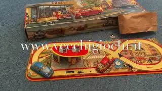 TIN TOY - Technofix 299 Quick Service Filling Station (1960)