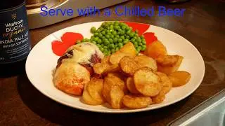 30 Second Meals #3 - Cheesy Chicken + Peas + Crispy Potatoes + Chilled Beer