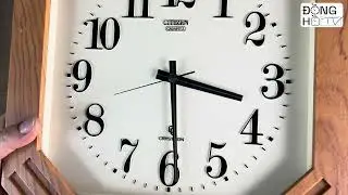 CITIZEN CRYSTRON  Q2141-K326 Retro Japan Wall Clockシチズン アナログ 壁掛け時計 クォーツ クリストロン 昭和レト