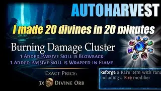 [ASH] Autocraft Cluster Burn Damage  POE 3.26