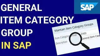 General Item Category Group in SAP | Complete Explanation for Beginners | SAP SD/MM Tutorial