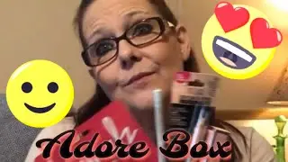 //Adore Box//October 2018//full size samples//get your 1st box for $5//