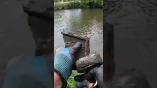 WOW! BRIDGE SIGN FOUND Magnet Fishing in Avoca, New York on the Cohocton River. Hershey Chocolate.