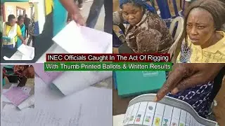More INEC Officials Caught Rigging Election For APC