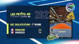 Les Petits As 2022 | Boys National Qualifying | Evan Giurescu vs. Valentin Moraisin