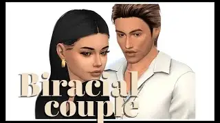 Biracial Couple (Albanian & Chilean) - Sims 4 CAS + CC Folder & Sims Download