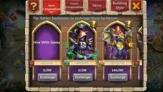 New Hero! Rolling double Phobos!!! Only 10k gems Castle Clash