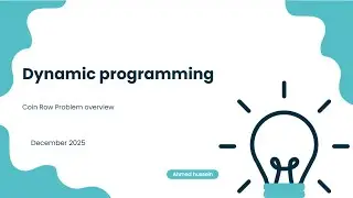 Coin row problem overview 