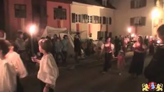 La Marche aux Flambeaux de Ferrette la M&eacute;di&eacute;vale