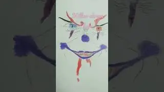 killer clown face