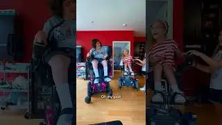 Когда встречаешь друга в новой инвалидной коляске❤️#детский церебральный паралич #дружба #инвалид...