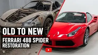 Ferrari 488 Spider Rebuild | Supercar Restoration from Crash to Glory